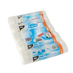 Papstar 12439 sac poubelle 20 L Transparent 150 pièce(s)