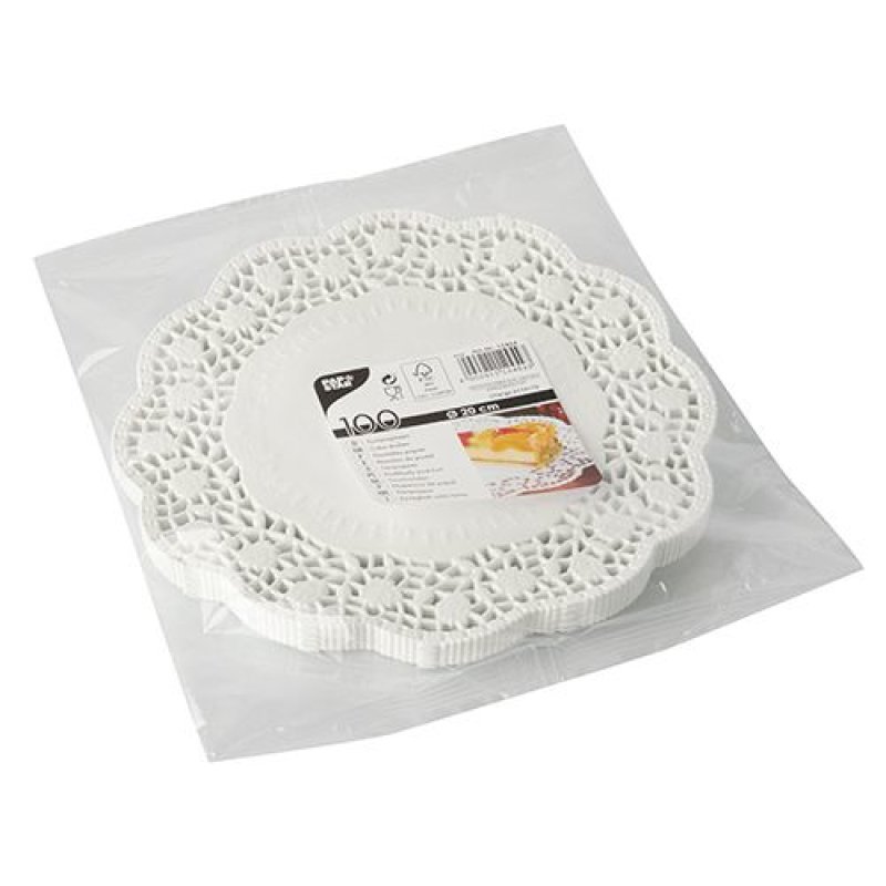 Papstar 12454 cake serving mat White Round