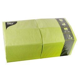 Papstar 87227 serviette et serviette de table en papier Mouchoir en papier Citron vert 250 pièce(s)
