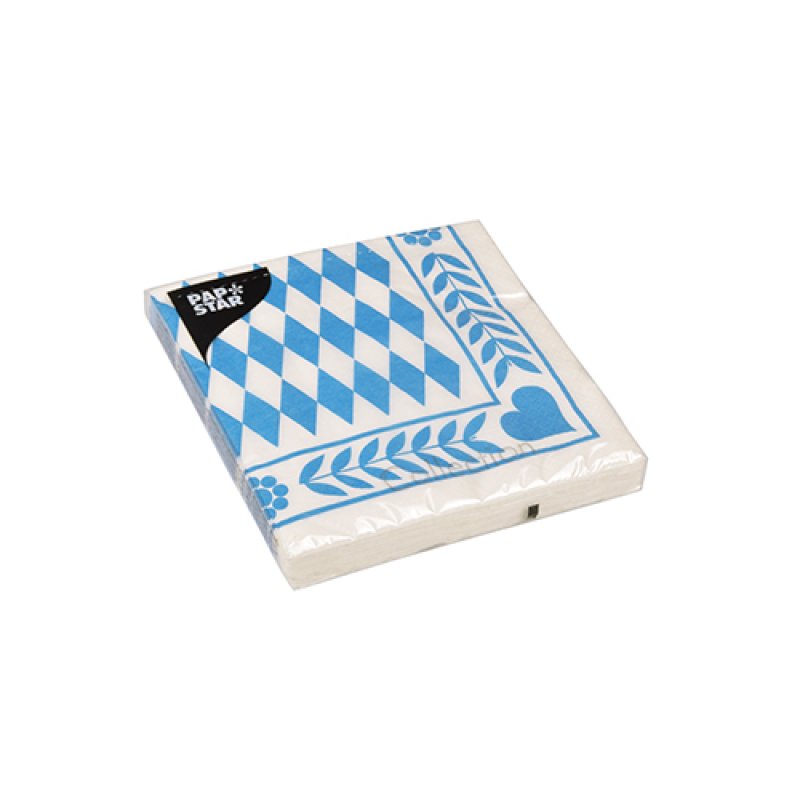 Papstar 12901 Papier Bleu, Blanc 20 pièce(s)