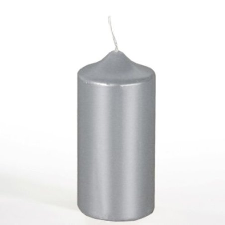 Papstar 13669 wax candle Cylinder Silver 1 pc(s)