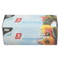 STARPAK Sachet congélation 3 litres, 250x320 mm, transparent