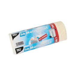 Papstar 14199 trash bag 30 L White 30 pc(s)