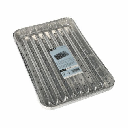 STARPAK Plateau pour grillades en aluminium, rectangulaire