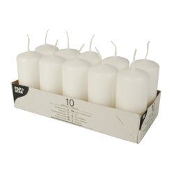Papstar 17915 wax candle Round White 10 pc(s)