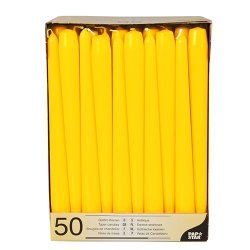 Papstar 17970 wax candle Round Yellow 50 pc(s)