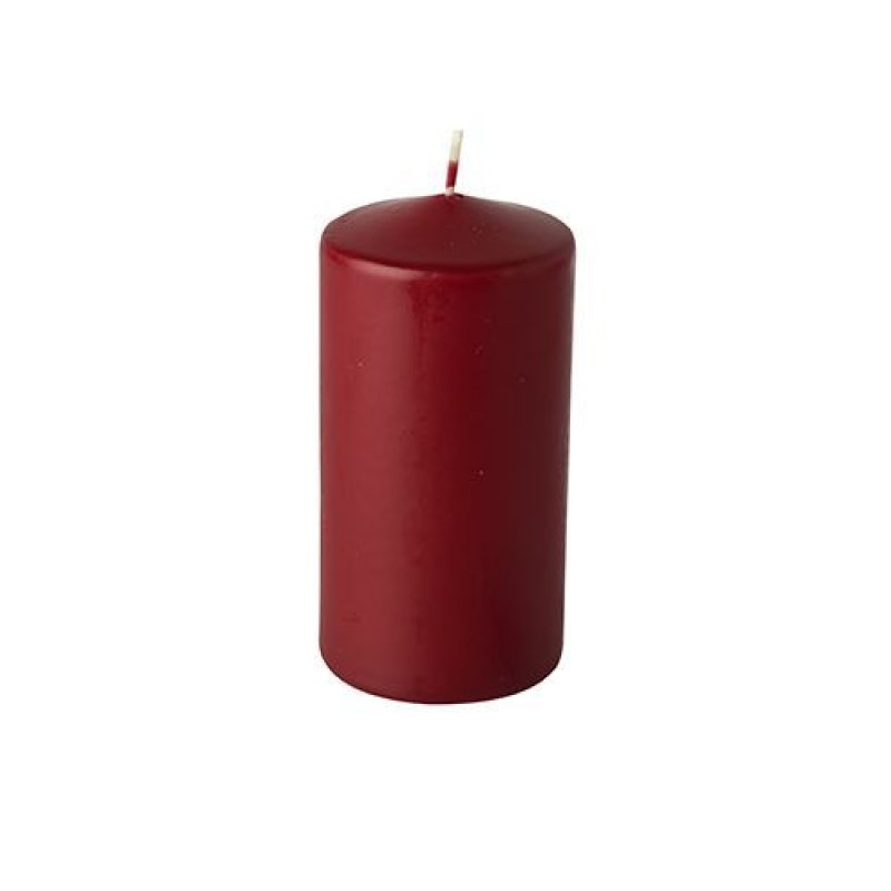 Papstar 17993 wax candle Round Bordeaux 6 pc(s)