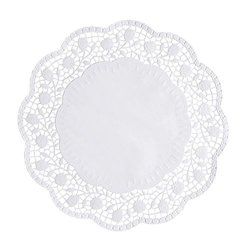 Papstar 18270 cake serving mat White Round