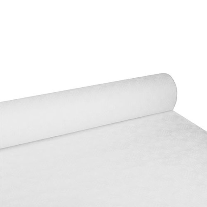 PAPSTAR Nappe damassée, (l)1,2 x (L)100 m, blanc