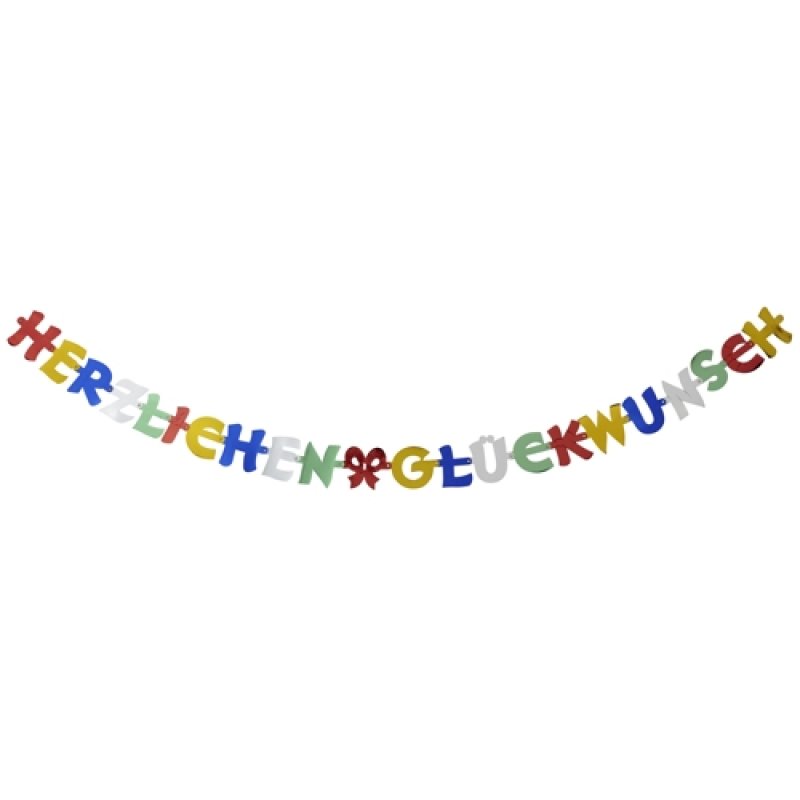 Papstar Congratulations Guirlande