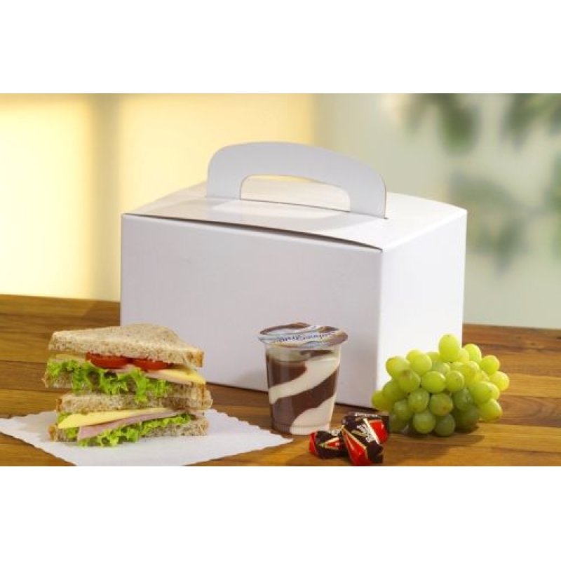 Papstar 18779 disposable food storage container Cardboard White