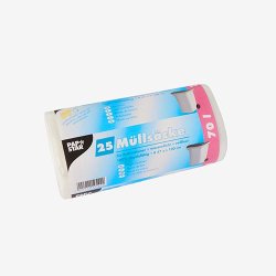 STARPAK Sac poubelle HDPE, 70 litres, transparent