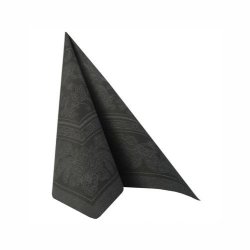 PAPSTAR Serviette "ROYAL Collection Ornaments", noir