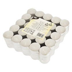 Papstar 13302 wax candle Round White 100 pc(s)