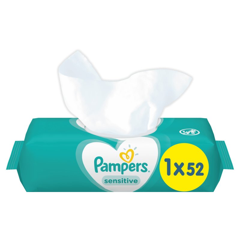 Pampers Lingettes humides Sensitive, paquet de recharge