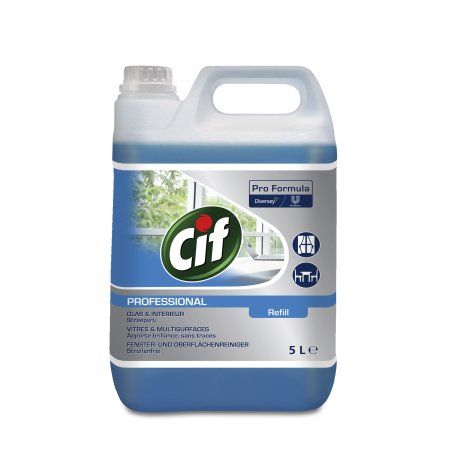 Cif Pro Formula 7517832 glass cleaner Jerrycan 5000 ml