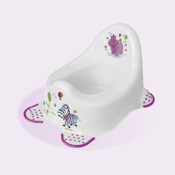 keeeper kids Pot pour bébé adam "hippo", blanc