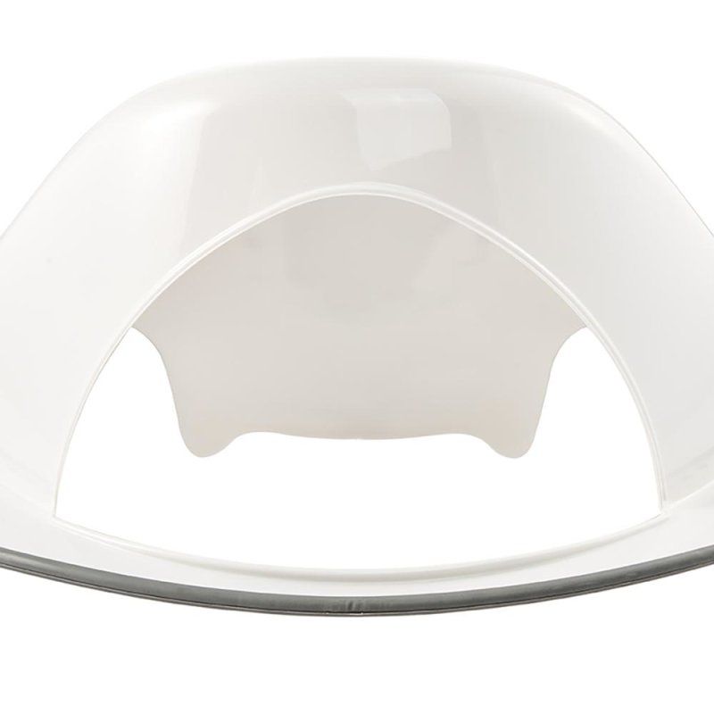 keeeper ewa siège de toilette Polypropylène (PP), Élastomère thermoplastique (TPE) Blanc