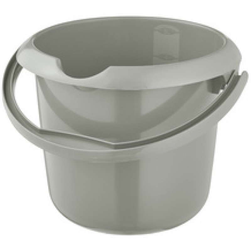 keeeper Seau "mika eco", rond, 5 litres, stone grey
