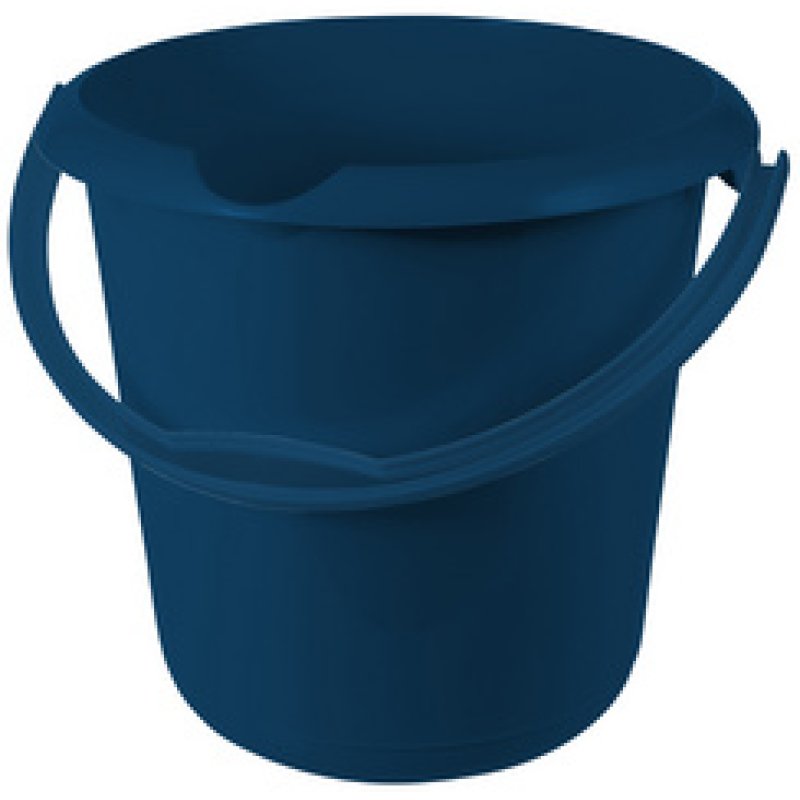 keeeper Seau "mika eco", rond, 10 litres, stone grey