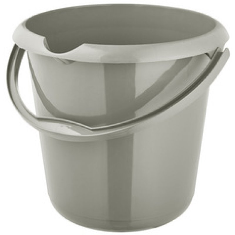 keeeper Seau "mika eco", rond, 10 litres, stone grey