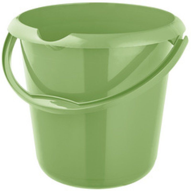 keeeper Seau "mika eco", rond, 10 litres, grass green