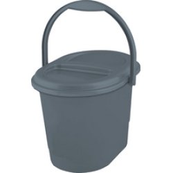 keeeper Seau à déchets bio "elsa eco", 13 litres, stone grey