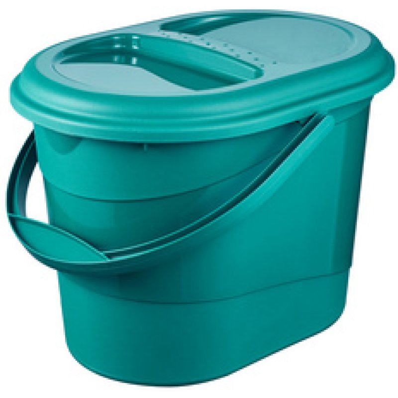 keeeper Seau à déchets bio "elsa eco", 13 litres, sky blue