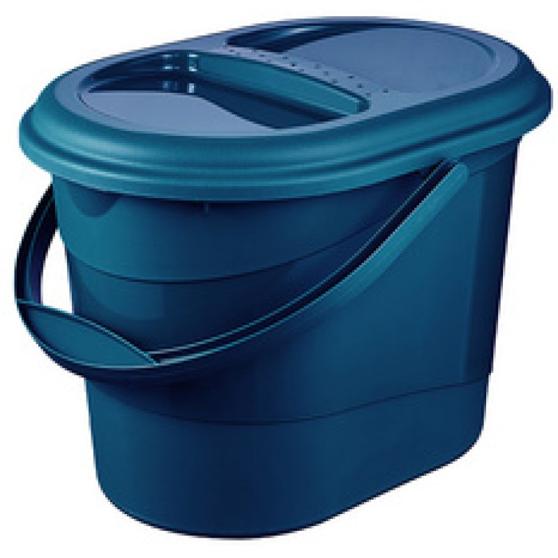 keeeper Seau à déchets bio "elsa eco", 13 litres, sky blue