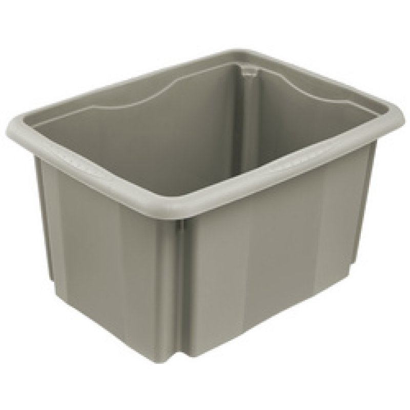 keeeper Boîte de rangement "emil eco", 15 litres, stone grey