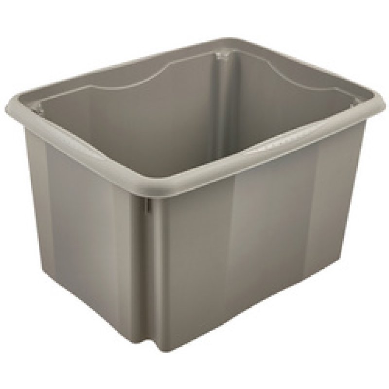 keeeper Boîte de rangement "emil eco", 30 litres, stone grey