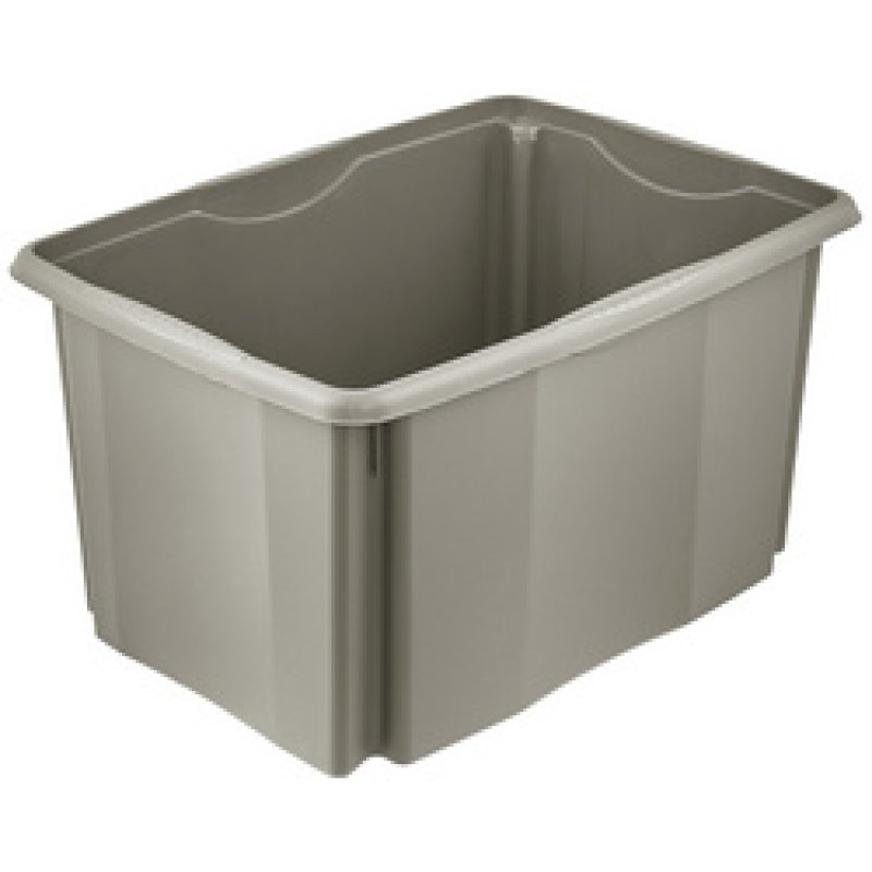 keeeper Boîte de rangement "emil eco", 45 litres, stone grey