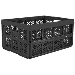 keeeper Caisse de rangement pliante "ida", 32 litres, noir