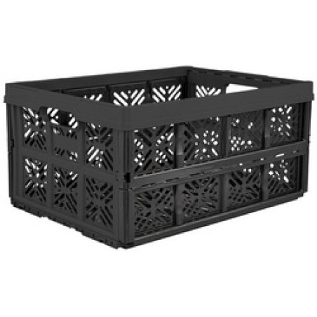 keeeper Caisse de rangement pliante "ida", 32 litres, noir