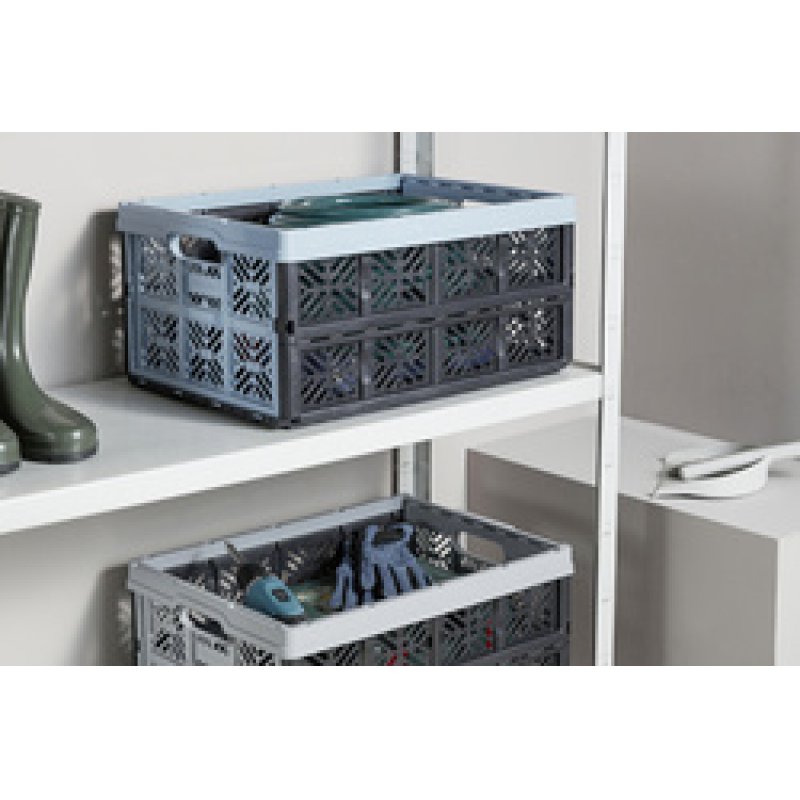 keeeper Caisse de rangement pliante "ida", 32 litres, noir