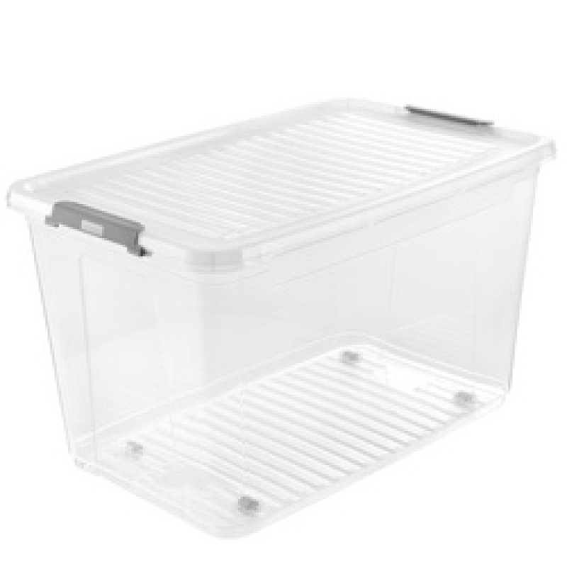keeeper Boîte de rangement "leo", 37 litres, transparent