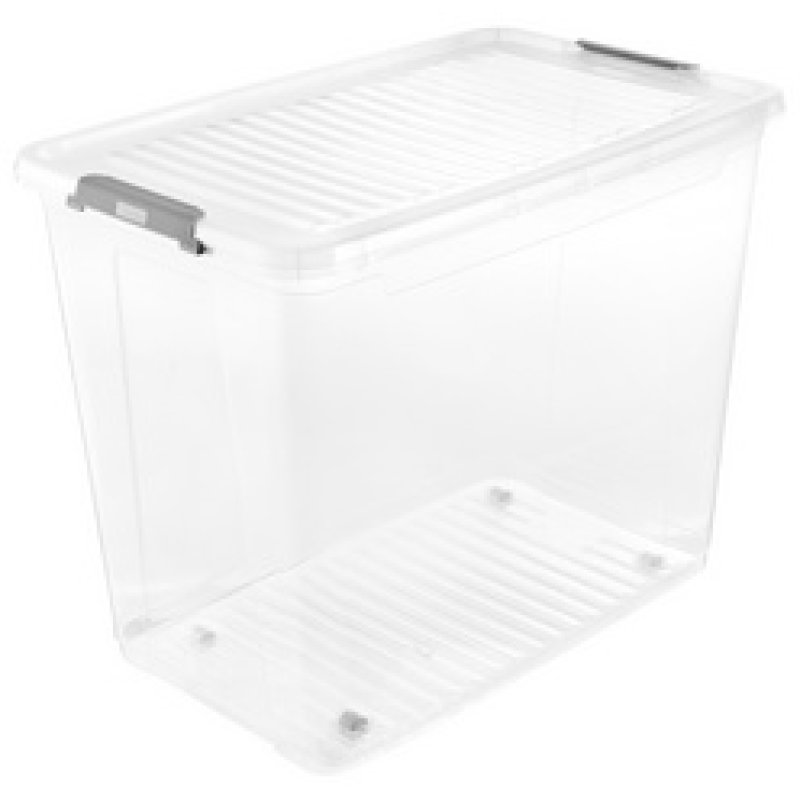 keeeper Boîte de rangement "leo", 56 litres, transparent