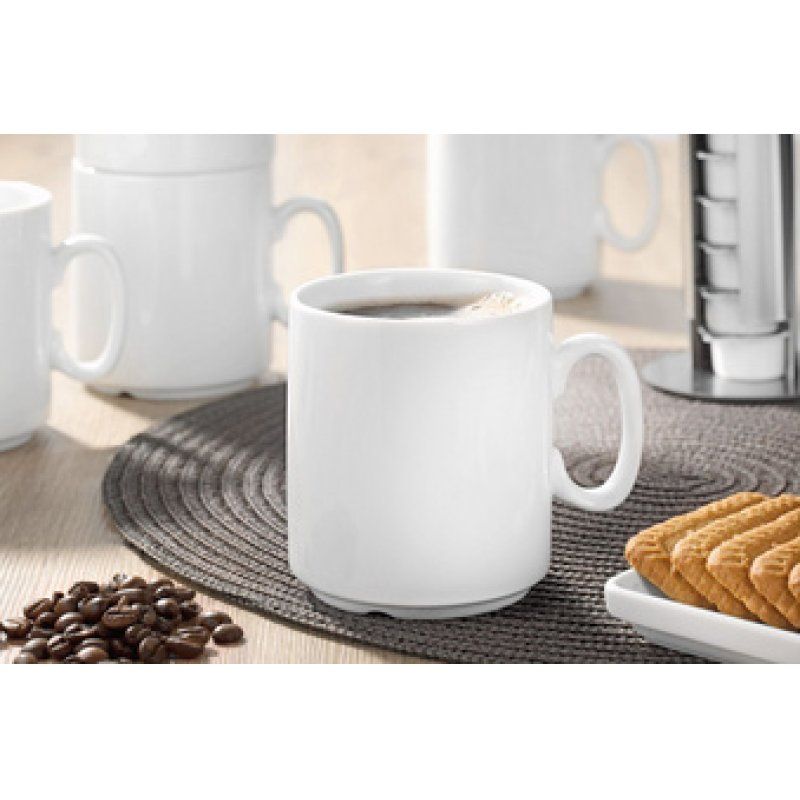 Esmeyer Tasse à café "Diane", set de 6, blanc