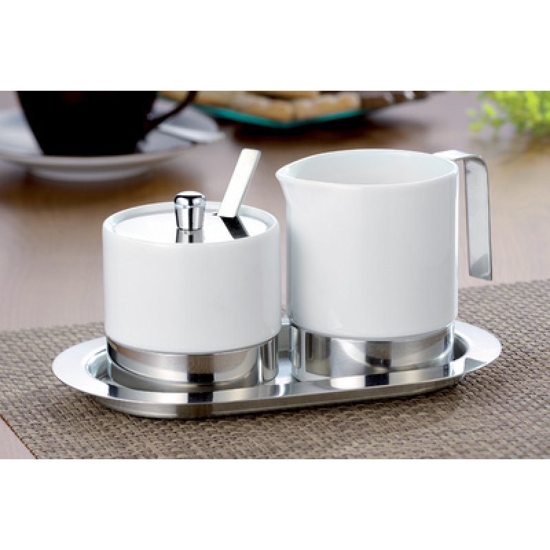 Esmeyer Set pour sucre et crème "Adam", 5 pièces