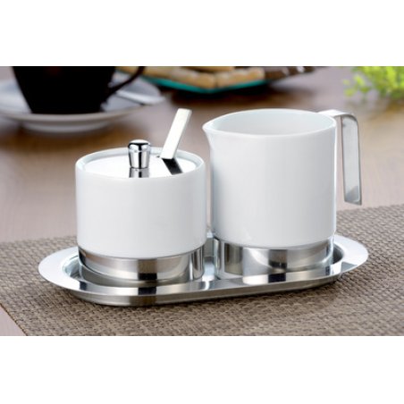 Esmeyer Set pour sucre et crème "Adam", 5 pièces