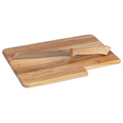 Esmeyer Planche à découper, en acacia, avec couteau à pain