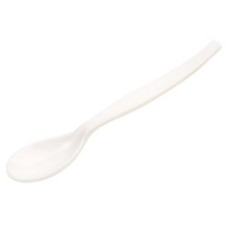 Esmeyer Cuillère à oeuf, plastique, longueur: 125 mm, blanc