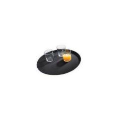 APS-Germany 00548 food service tray Butler serving tray Round Black