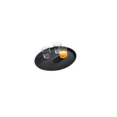 APS-Germany 00548 food service tray Butler serving tray Round Black