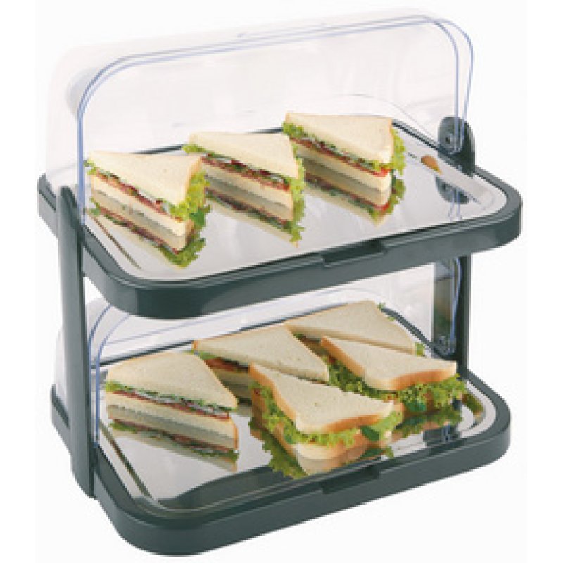 APS Vitrine de buffet DOPPELDECKER, noir