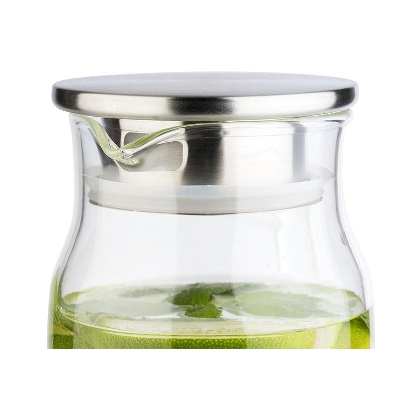 APS-Germany 10792 carafe/jug/bottle 1.5 L Stainless steel, Transparent