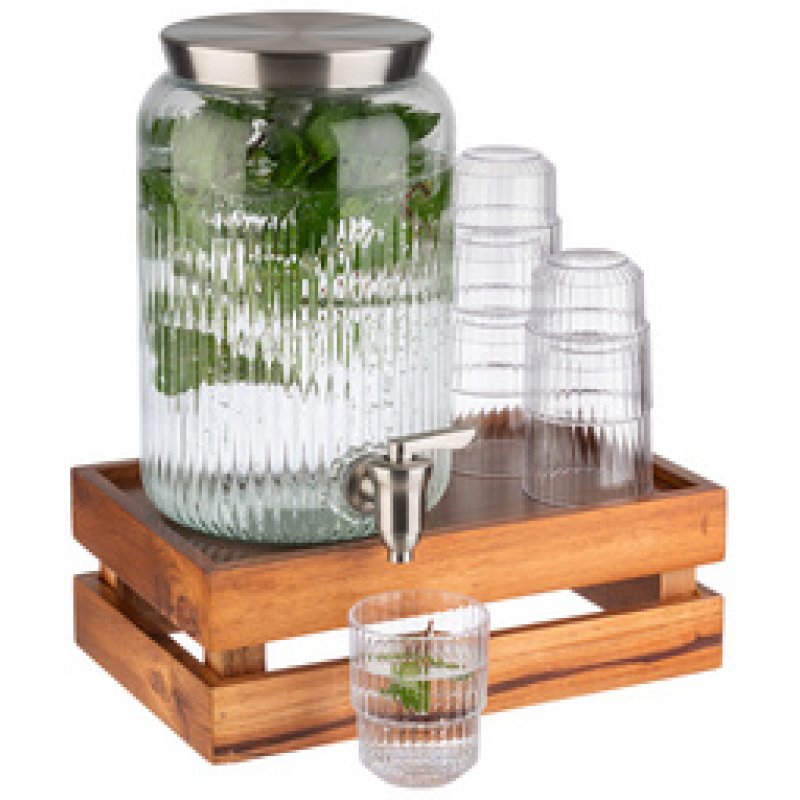 APS Distributeur à boisson, 7 litres, verre/inox