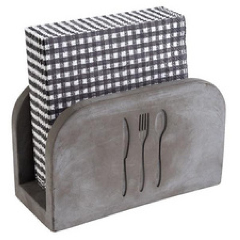 APS Support de serviettes papier ELEMENT, béton, gris