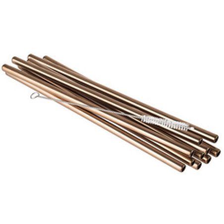 APS Paille en acier inoxydable, longueur: 215 mm, métallique