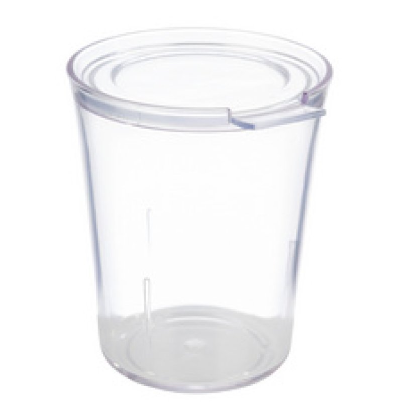 APS Gobelet avec couvercle SUPER CUP, 16 pièces, transparent